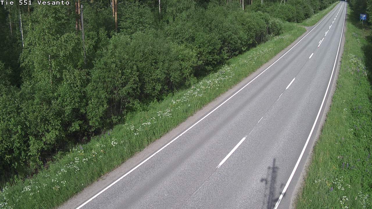 Kelikamerat Kuva Tie 551 Vesanto Löttökorpi, Vesanto, Pohjois-Savo