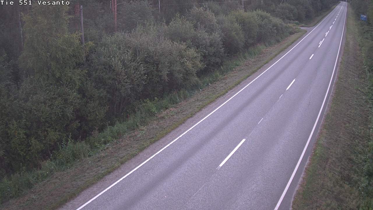 Weather Camera Image Road 551 Vesanto Löttökorpi, Vesanto, Pohjois-Savo
