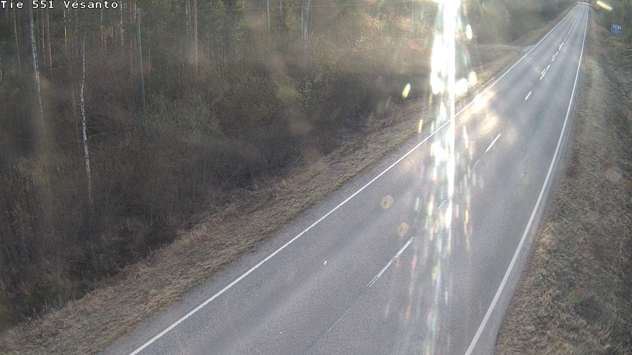 Weather Camera Image Road 551 Vesanto Löttökorpi, Vesanto, Pohjois-Savo
