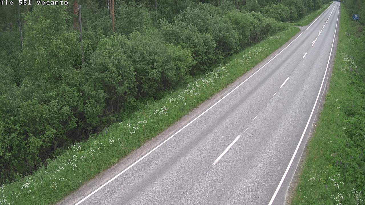 Kelikamerat Kuva Tie 551 Vesanto Löttökorpi, Vesanto, Pohjois-Savo