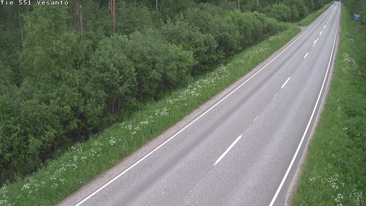 Kelikamerat Kuva Tie 551 Vesanto Löttökorpi, Vesanto, Pohjois-Savo