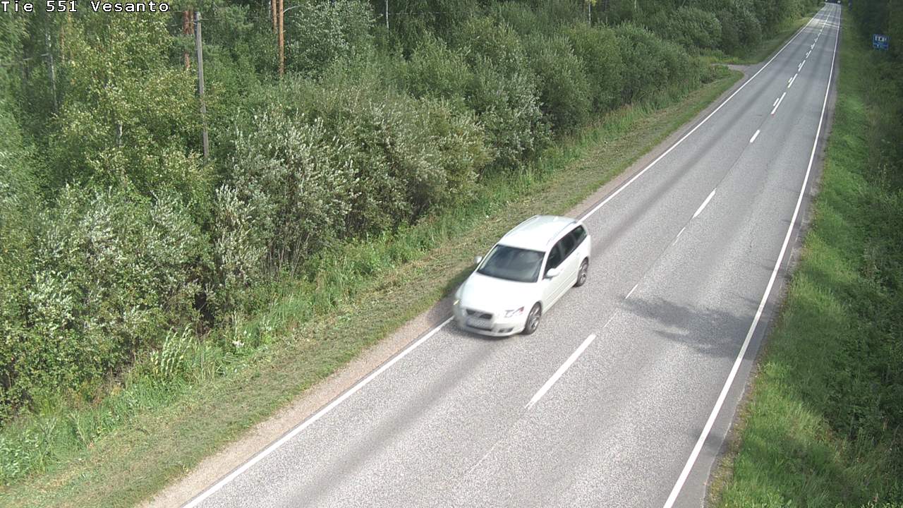 Weather Camera Image Road 551 Vesanto Löttökorpi, Vesanto, Pohjois-Savo