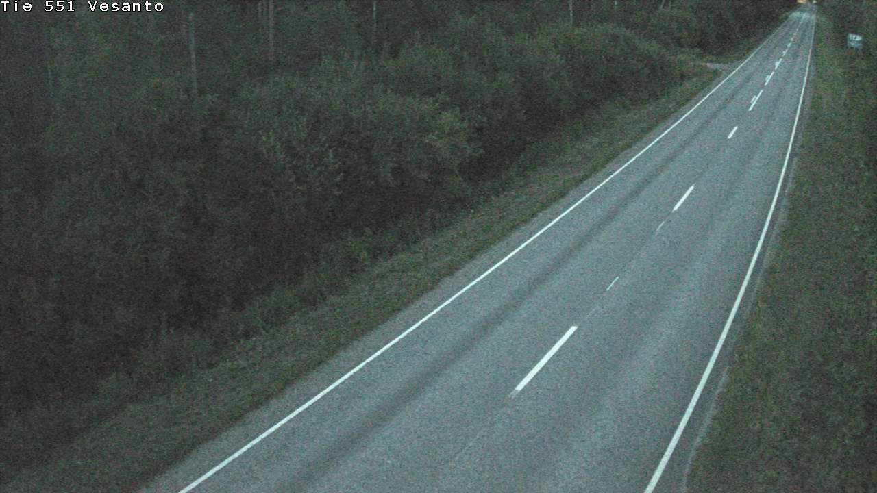Weather Camera Image Road 551 Vesanto Löttökorpi, Vesanto, Pohjois-Savo