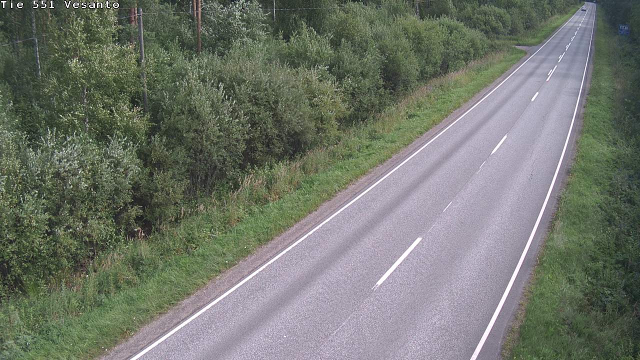 Weather Camera Image Road 551 Vesanto Löttökorpi, Vesanto, Pohjois-Savo