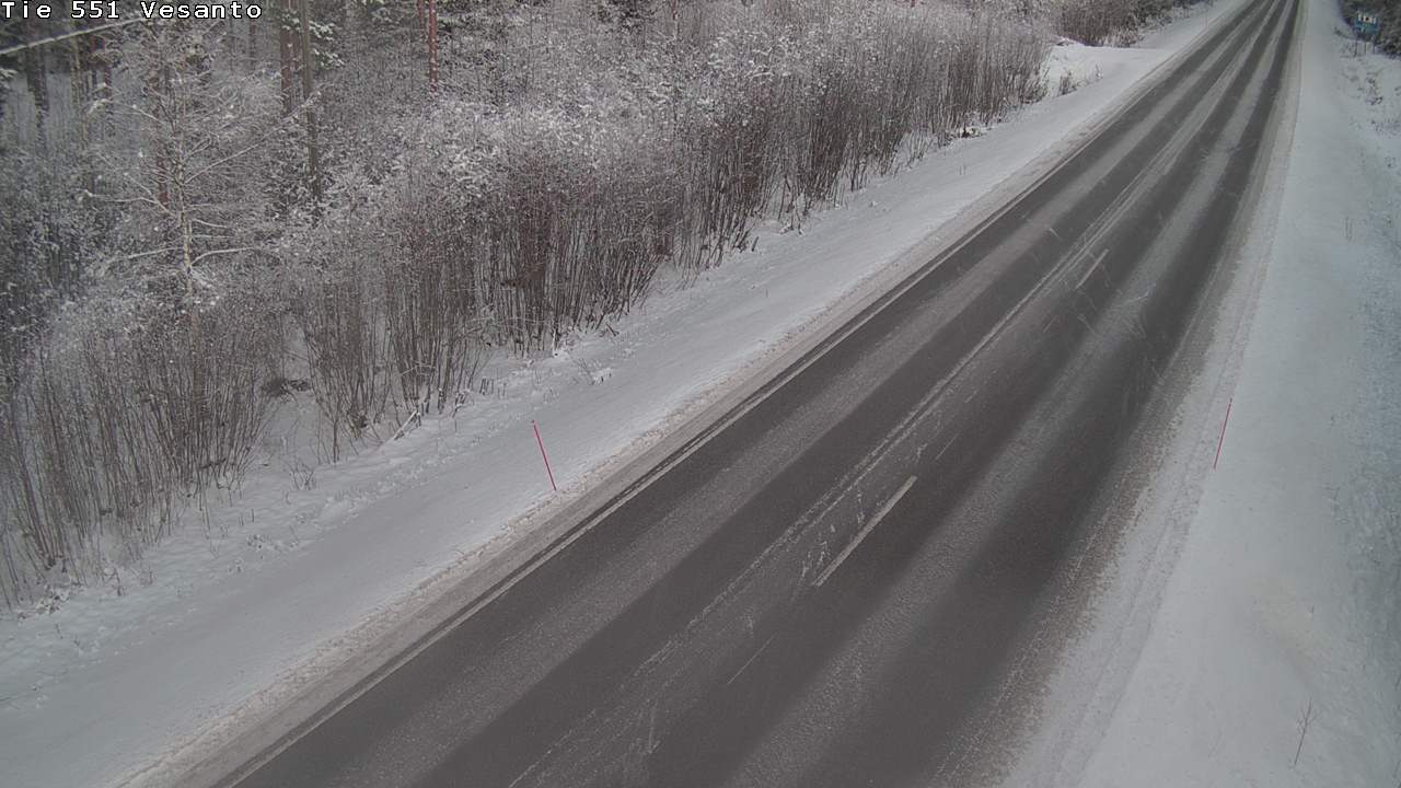 Weather Camera Image Road 551 Vesanto Löttökorpi, Vesanto, Pohjois-Savo