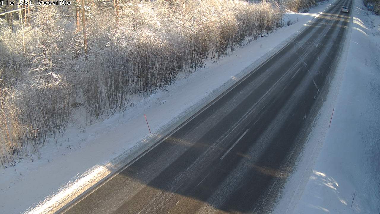 Weather Camera Image Road 551 Vesanto Löttökorpi, Vesanto, Pohjois-Savo
