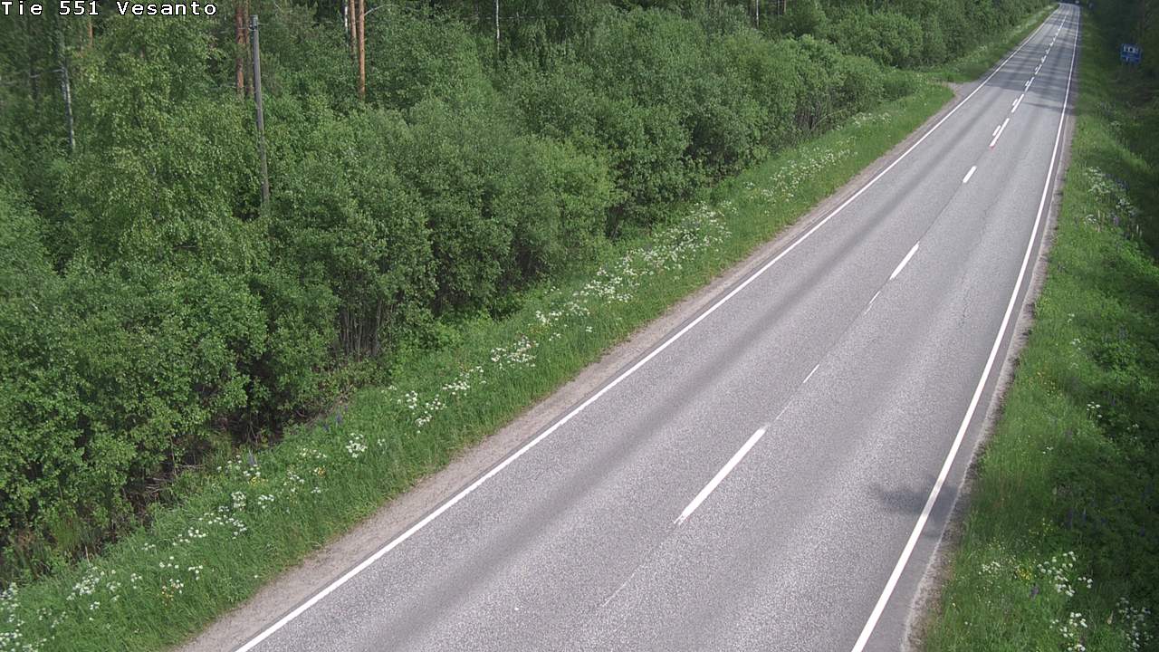 Kelikamerat Kuva Tie 551 Vesanto Löttökorpi, Vesanto, Pohjois-Savo