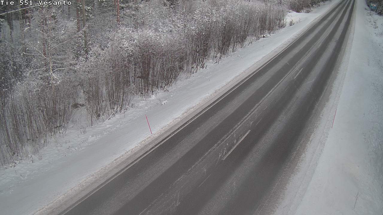 Weather Camera Image Road 551 Vesanto Löttökorpi, Vesanto, Pohjois-Savo