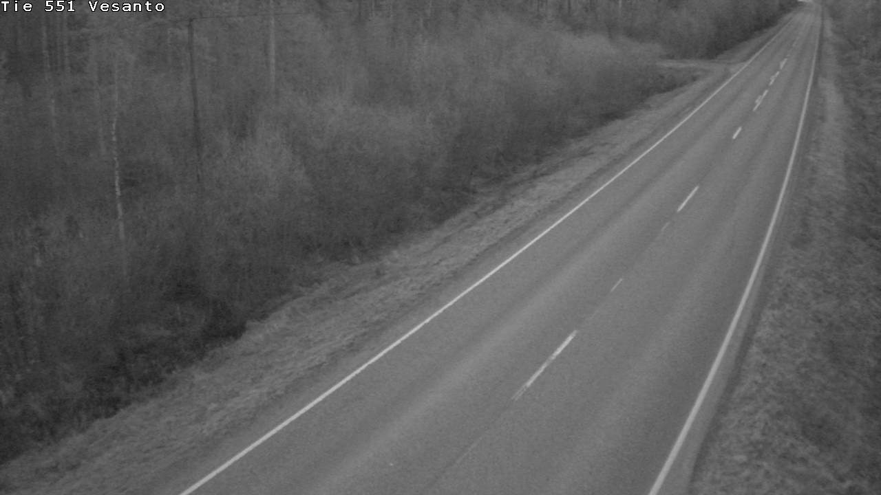 Weather Camera Image Road 551 Vesanto Löttökorpi, Vesanto, Pohjois-Savo