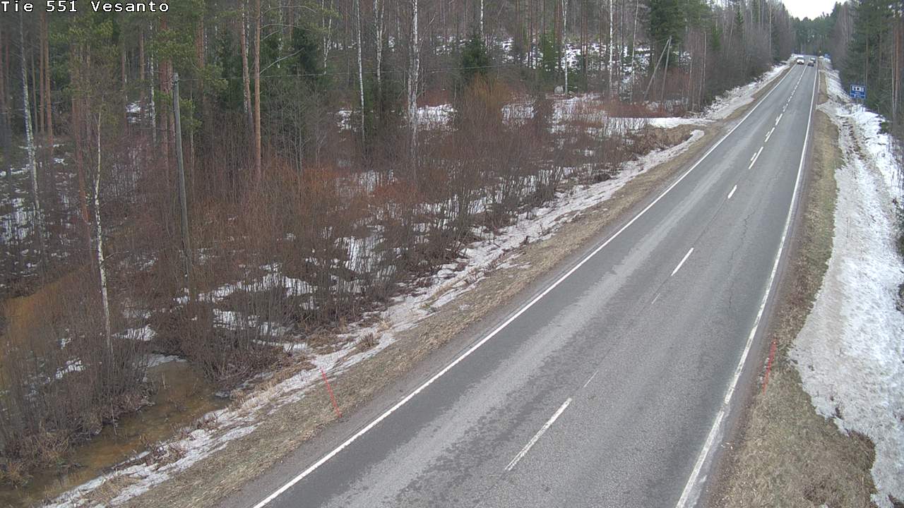 Weather Camera Image Road 551 Vesanto Löttökorpi, Vesanto, Pohjois-Savo