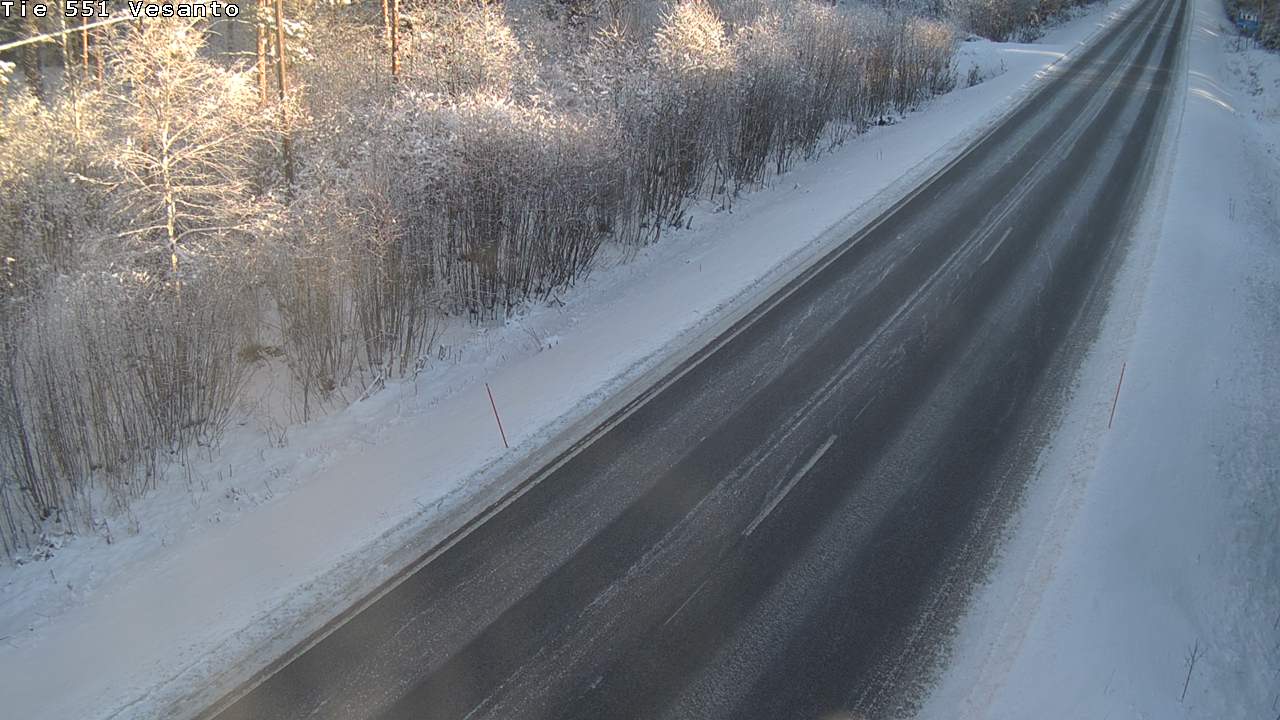Weather Camera Image Road 551 Vesanto Löttökorpi, Vesanto, Pohjois-Savo