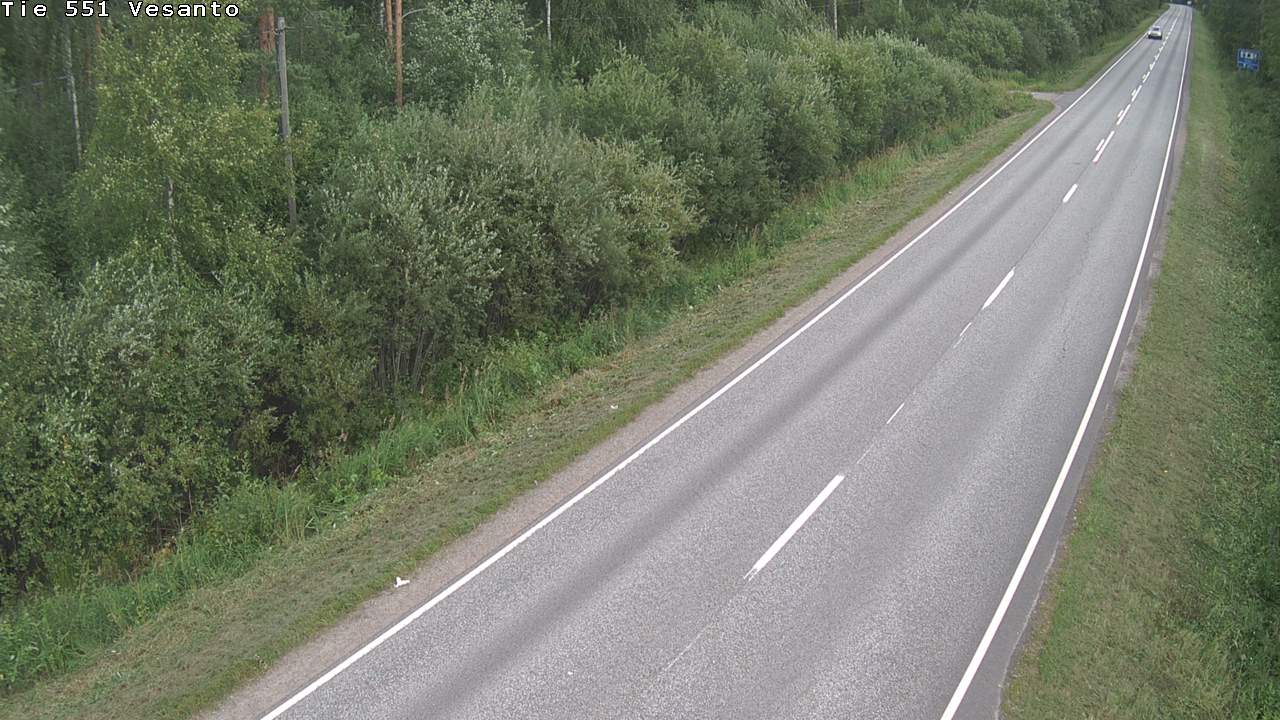 Weather Camera Image Road 551 Vesanto Löttökorpi, Vesanto, Pohjois-Savo