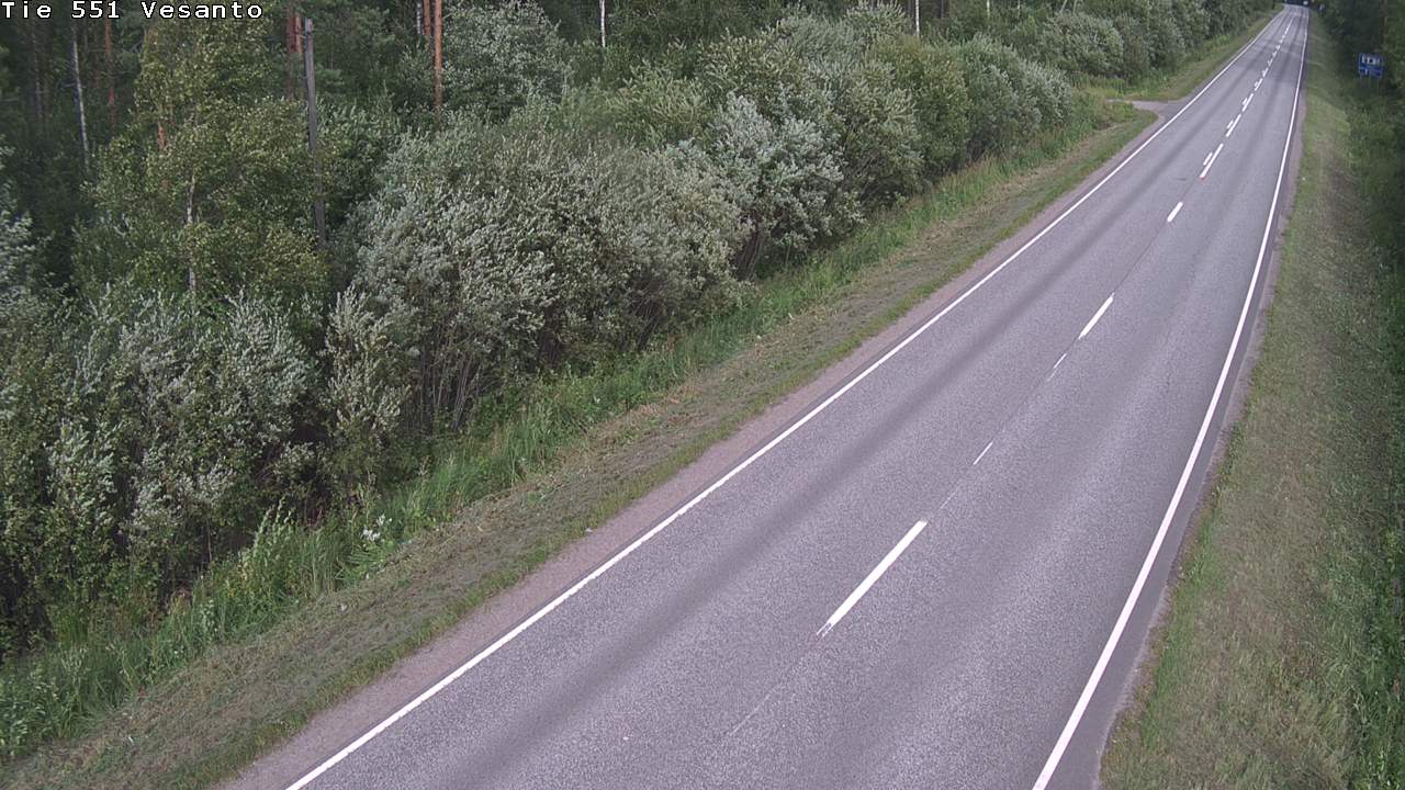 Weather Camera Image Road 551 Vesanto Löttökorpi, Vesanto, Pohjois-Savo