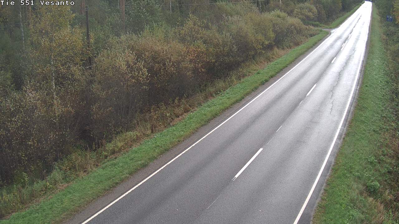 Weather Camera Image Road 551 Vesanto Löttökorpi, Vesanto, Pohjois-Savo