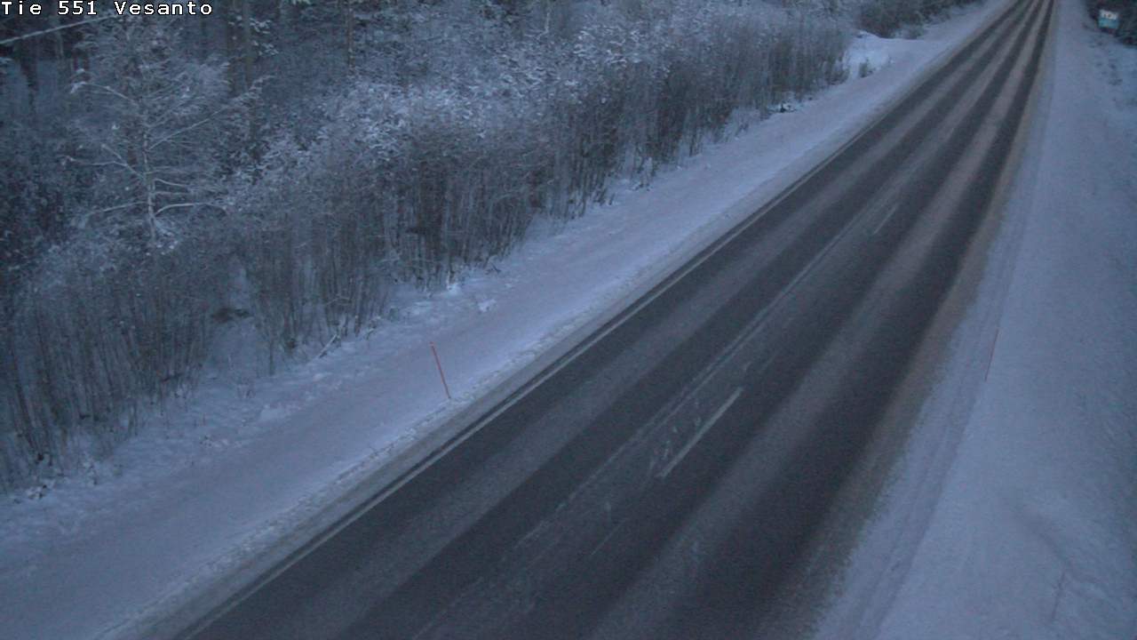 Weather Camera Image Road 551 Vesanto Löttökorpi, Vesanto, Pohjois-Savo