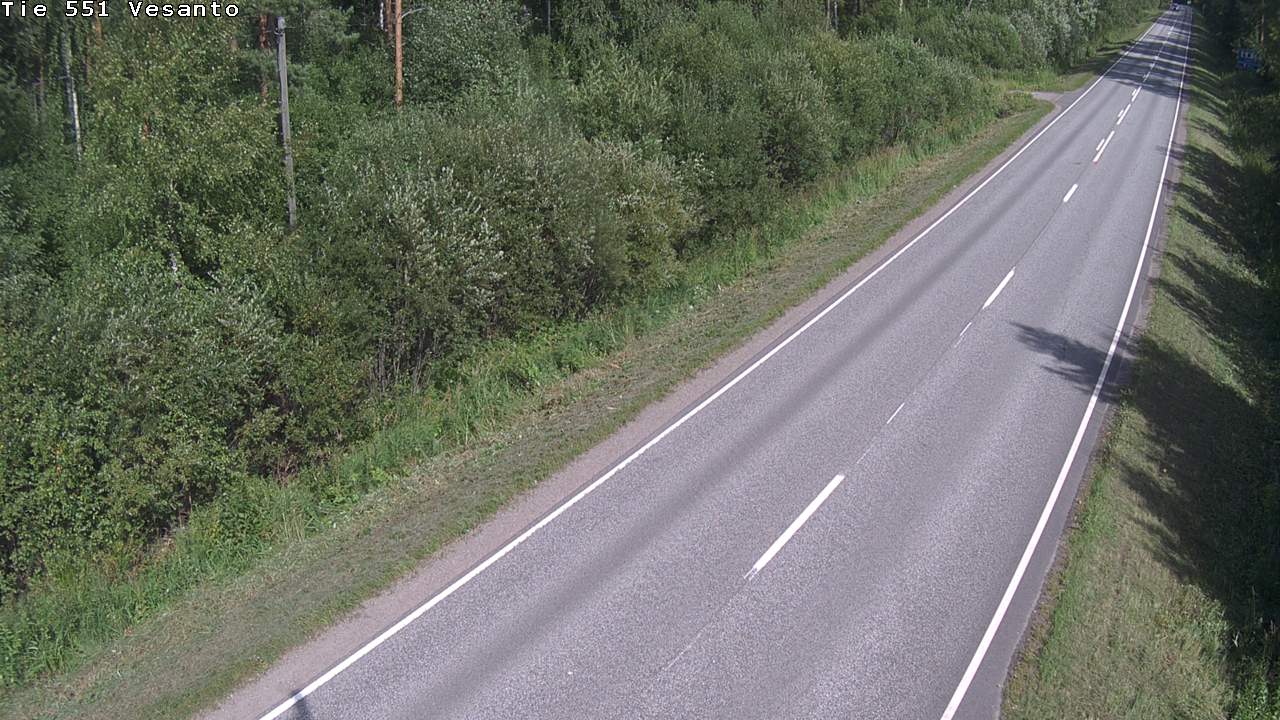 Weather Camera Image Road 551 Vesanto Löttökorpi, Vesanto, Pohjois-Savo