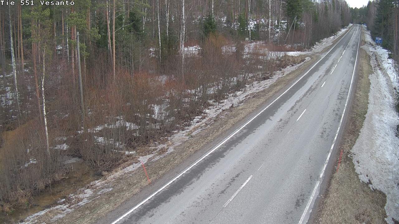 Weather Camera Image Road 551 Vesanto Löttökorpi, Vesanto, Pohjois-Savo