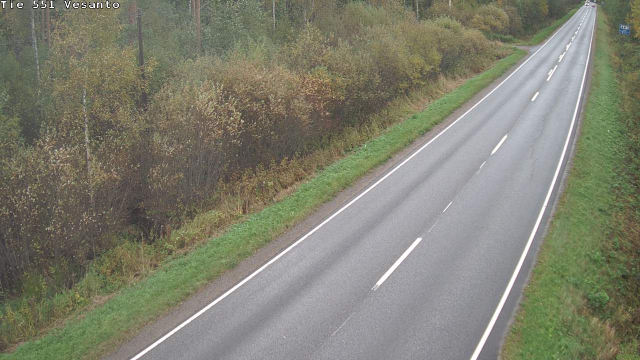 Weather Camera Image Road 551 Vesanto Löttökorpi, Vesanto, Pohjois-Savo