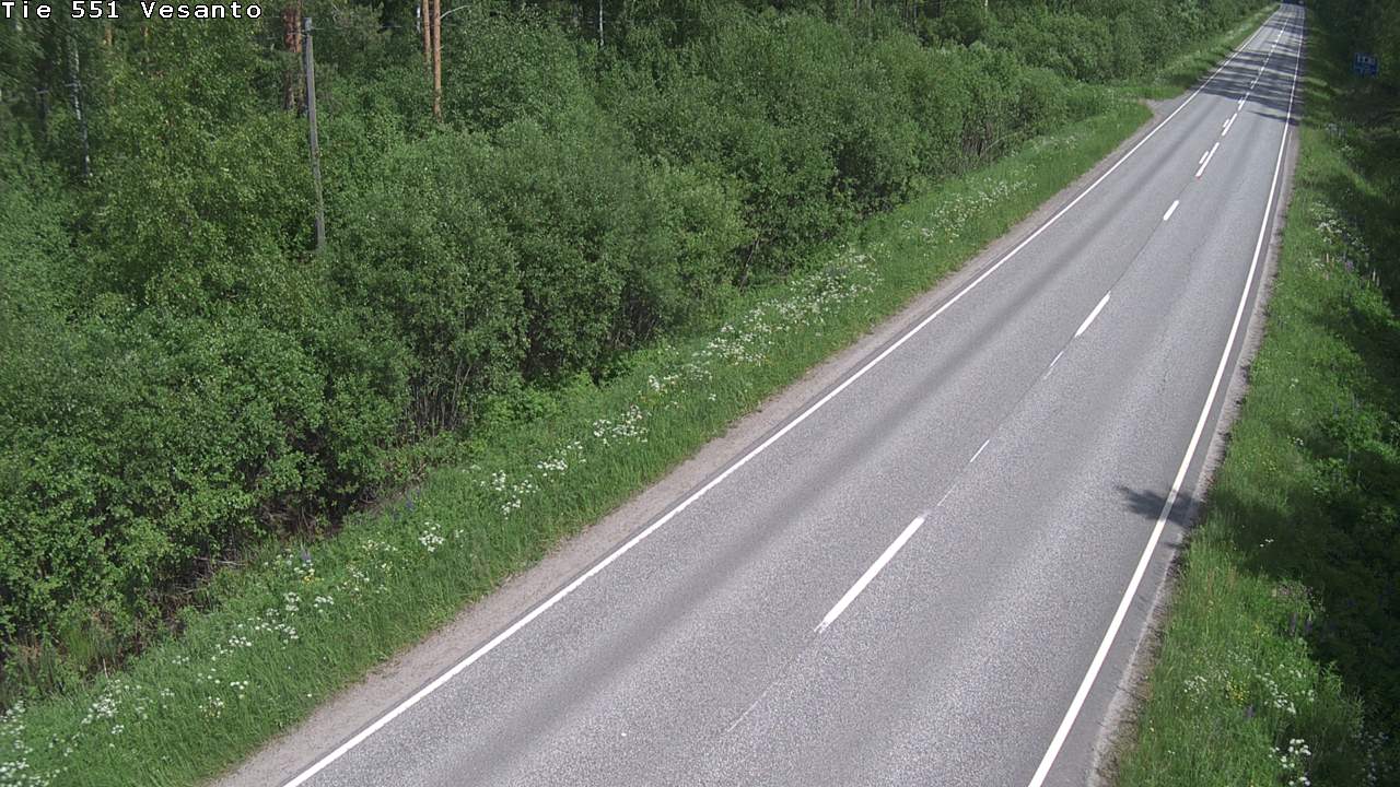 Kelikamerat Kuva Tie 551 Vesanto Löttökorpi, Vesanto, Pohjois-Savo