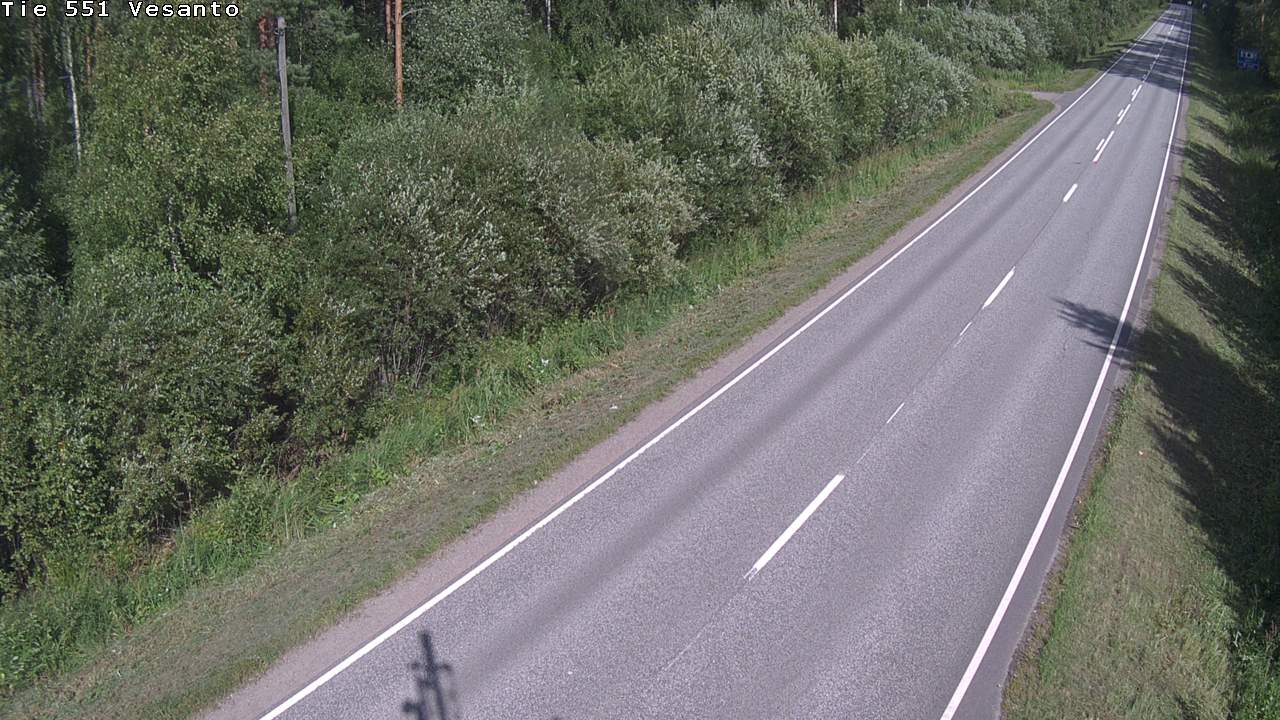Weather Camera Image Road 551 Vesanto Löttökorpi, Vesanto, Pohjois-Savo