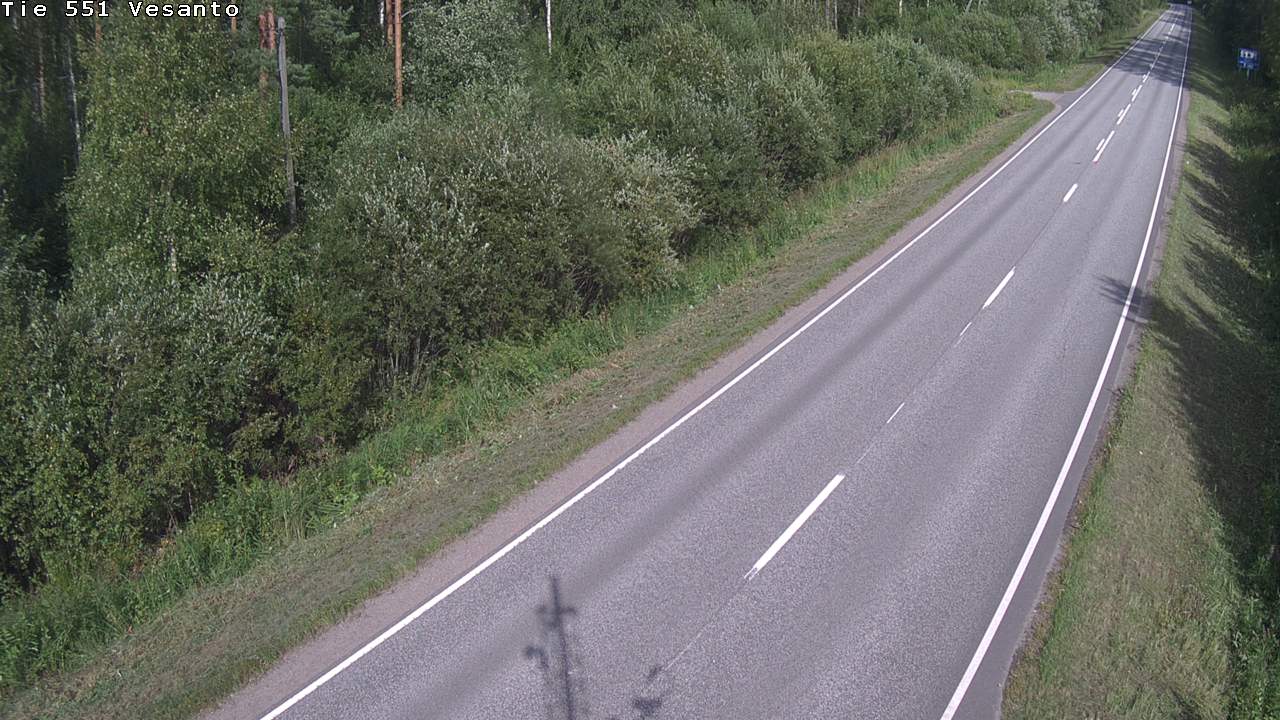 Weather Camera Image Road 551 Vesanto Löttökorpi, Vesanto, Pohjois-Savo