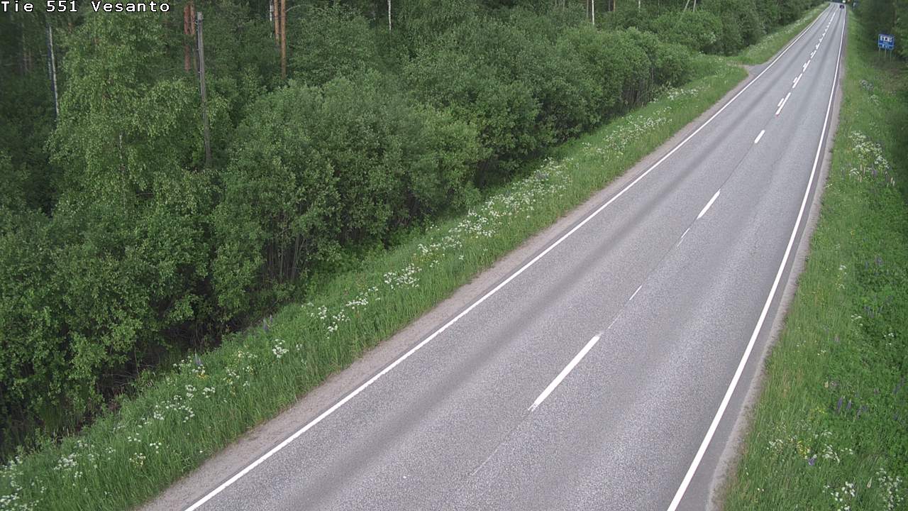 Kelikamerat Kuva Tie 551 Vesanto Löttökorpi, Vesanto, Pohjois-Savo