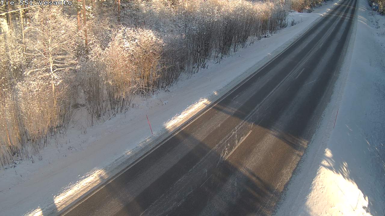 Weather Camera Image Road 551 Vesanto Löttökorpi, Vesanto, Pohjois-Savo