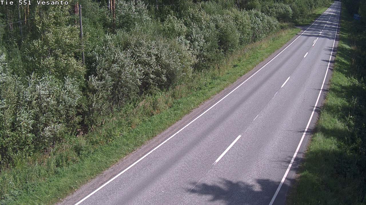 Weather Camera Image Road 551 Vesanto Löttökorpi, Vesanto, Pohjois-Savo