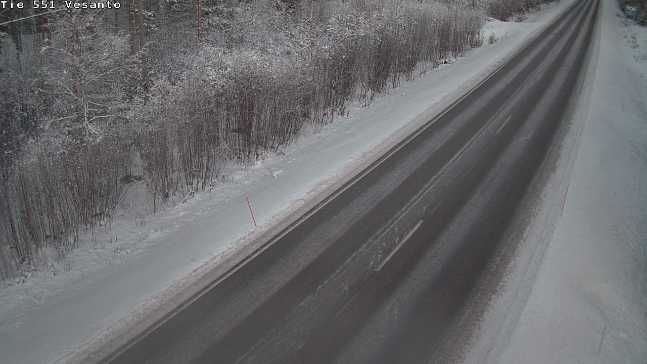 Weather Camera Image Road 551 Vesanto Löttökorpi, Vesanto, Pohjois-Savo