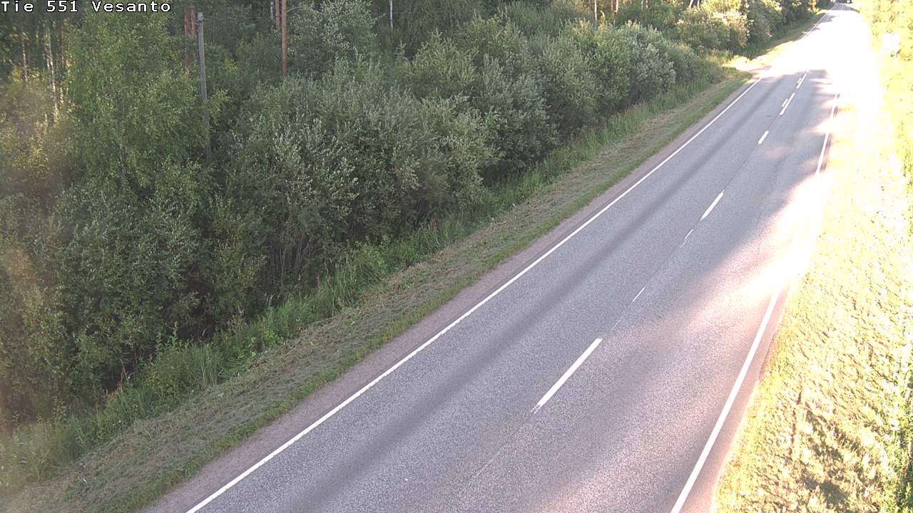 Weather Camera Image Road 551 Vesanto Löttökorpi, Vesanto, Pohjois-Savo