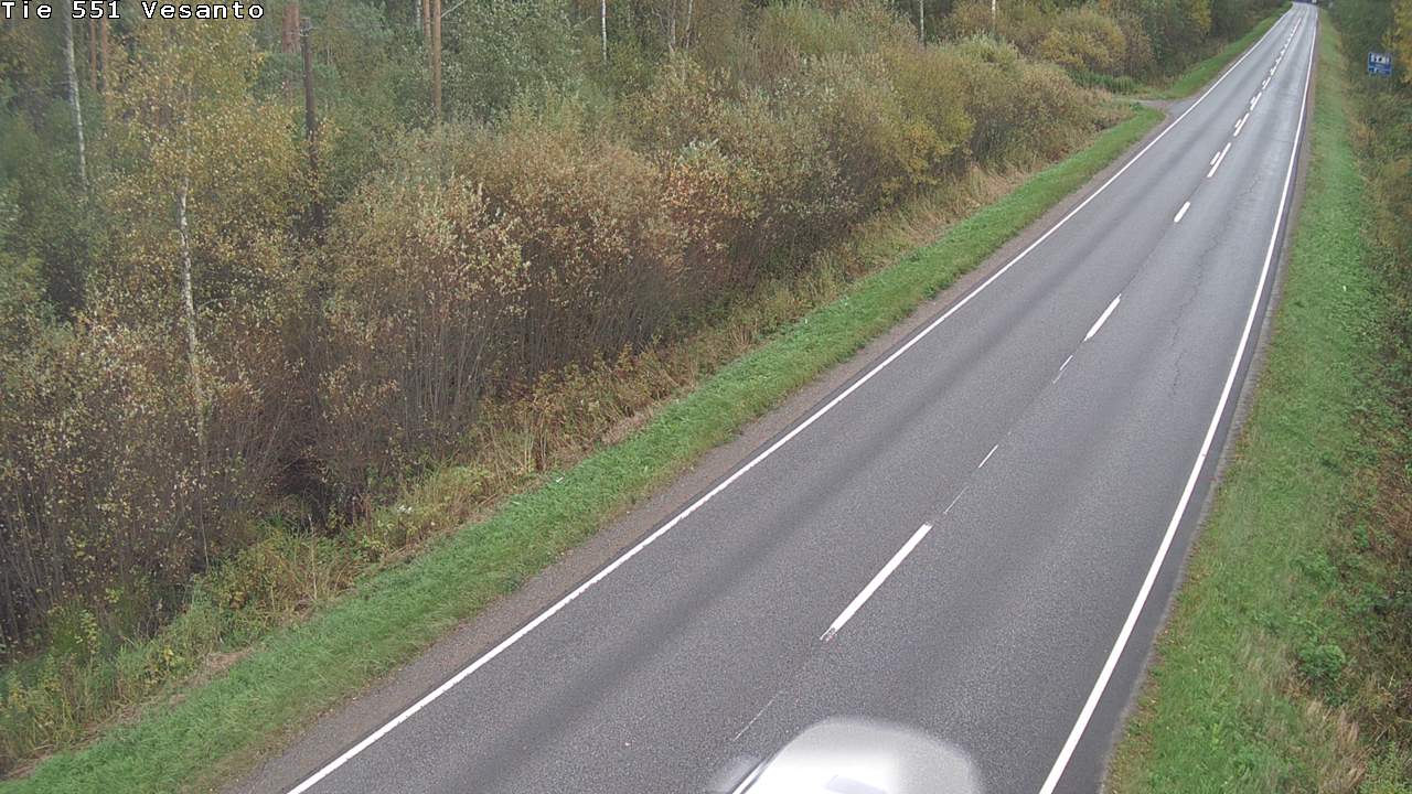 Weather Camera Image Road 551 Vesanto Löttökorpi, Vesanto, Pohjois-Savo