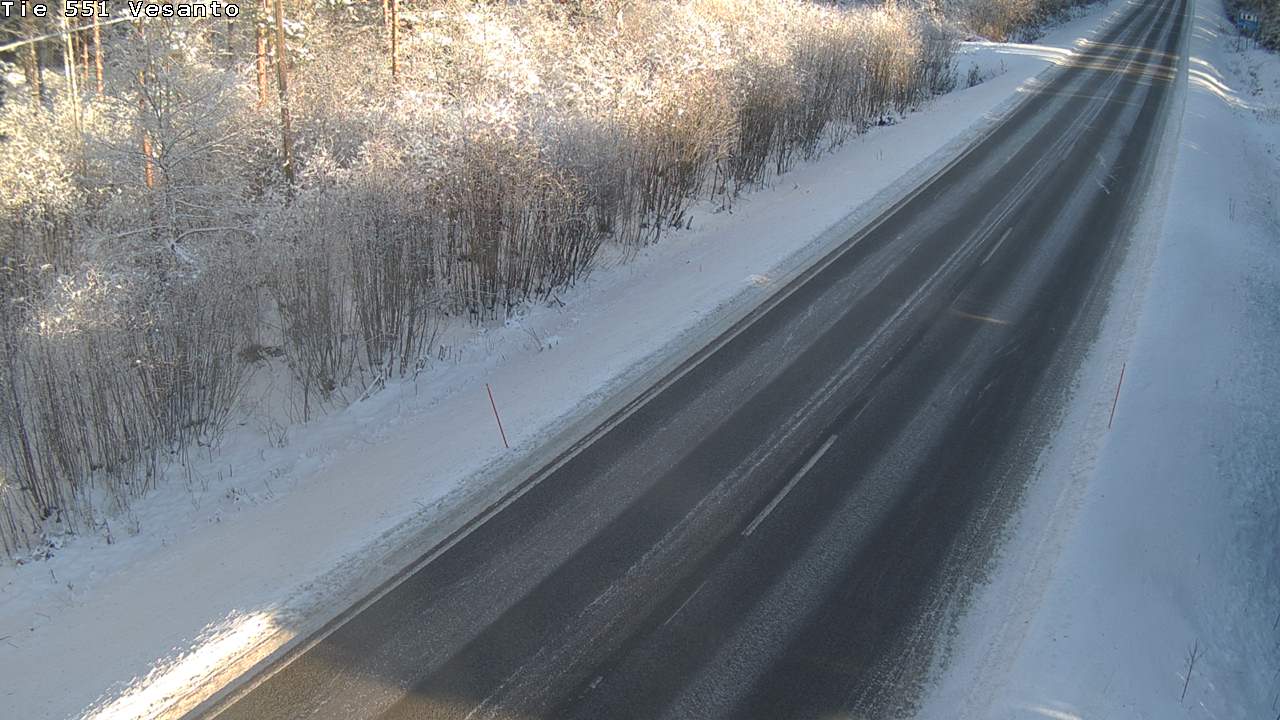 Weather Camera Image Road 551 Vesanto Löttökorpi, Vesanto, Pohjois-Savo