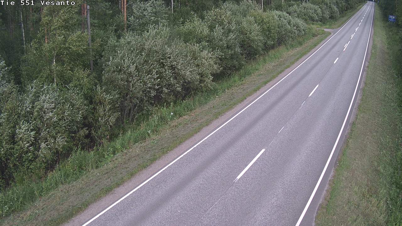 Weather Camera Image Road 551 Vesanto Löttökorpi, Vesanto, Pohjois-Savo