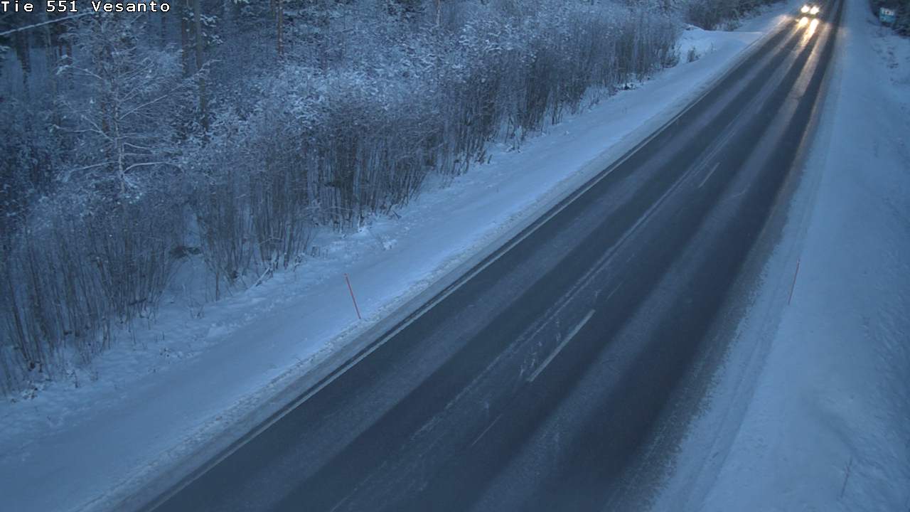 Weather Camera Image Road 551 Vesanto Löttökorpi, Vesanto, Pohjois-Savo