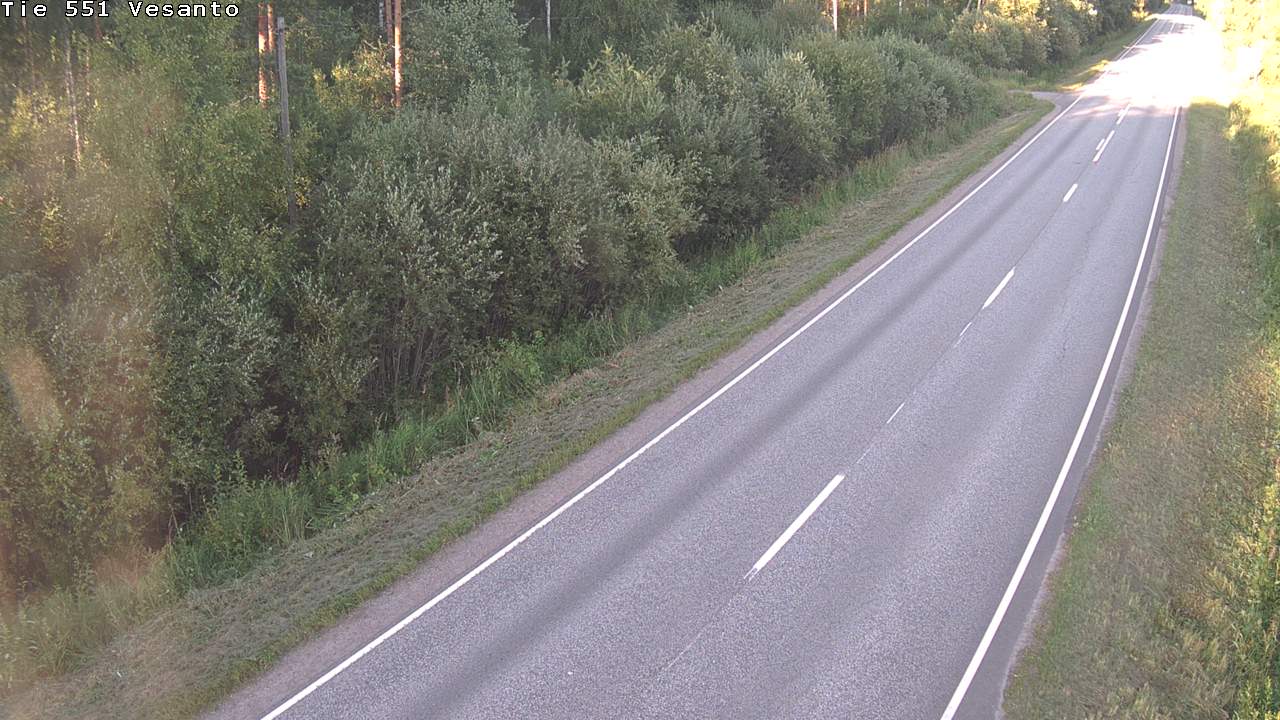 Weather Camera Image Road 551 Vesanto Löttökorpi, Vesanto, Pohjois-Savo