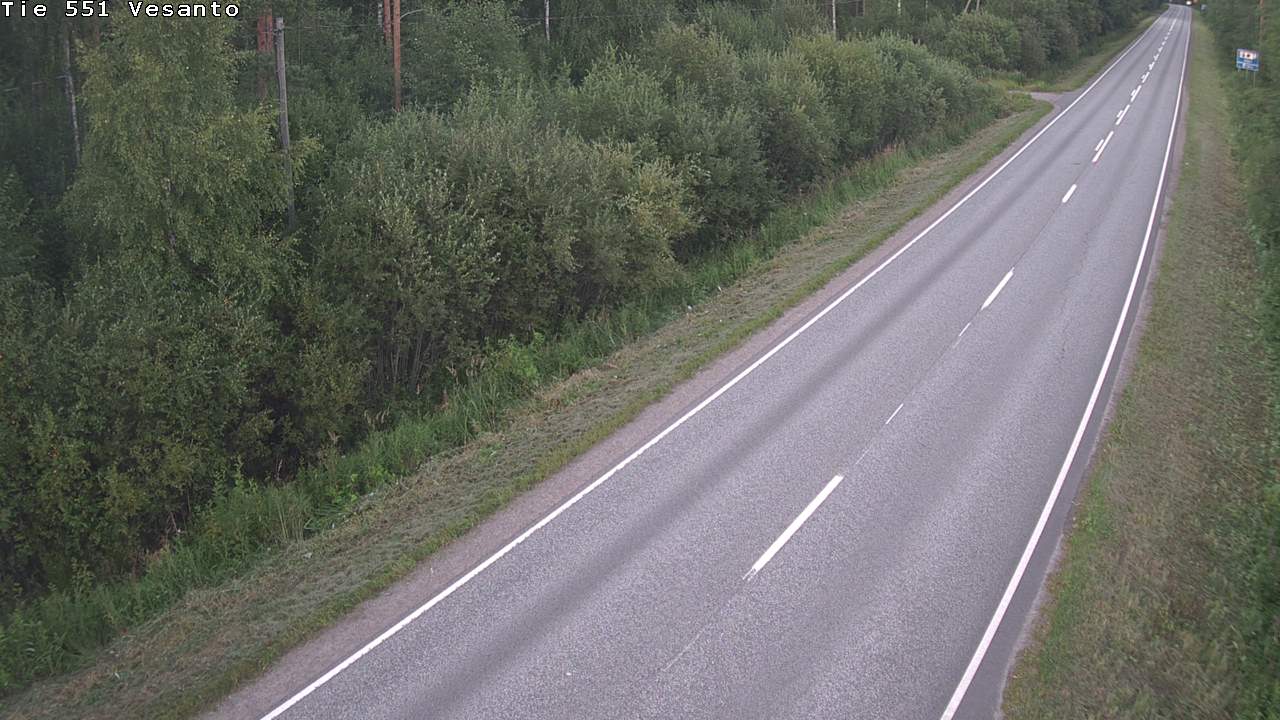 Weather Camera Image Road 551 Vesanto Löttökorpi, Vesanto, Pohjois-Savo