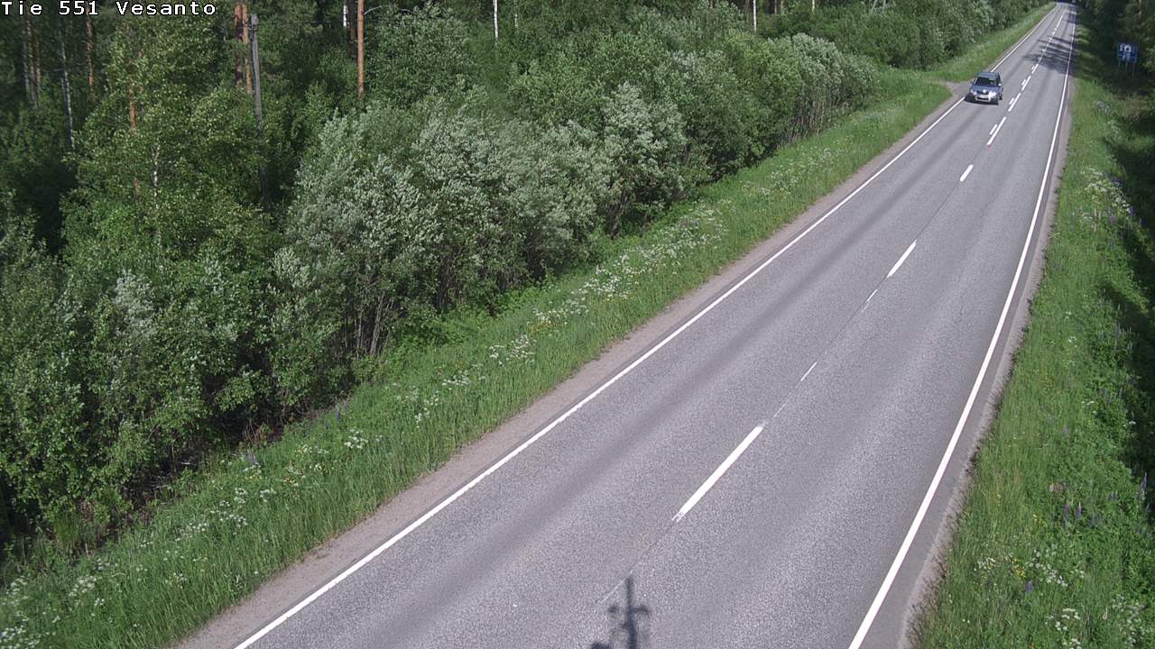 Kelikamerat Kuva Tie 551 Vesanto Löttökorpi, Vesanto, Pohjois-Savo