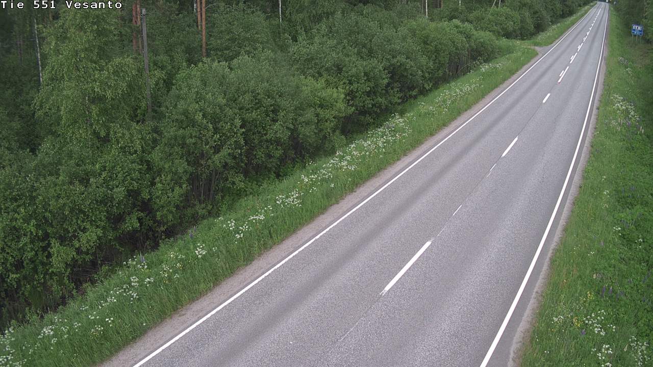 Kelikamerat Kuva Tie 551 Vesanto Löttökorpi, Vesanto, Pohjois-Savo