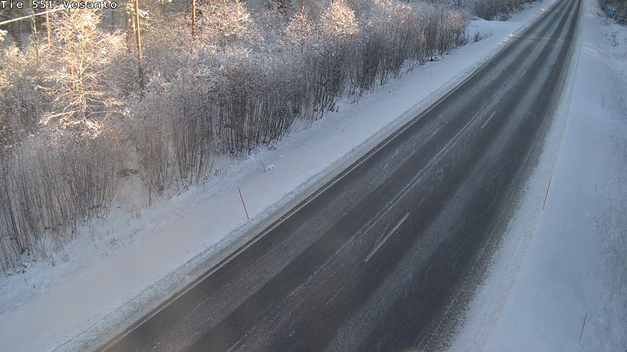Weather Camera Image Road 551 Vesanto Löttökorpi, Vesanto, Pohjois-Savo