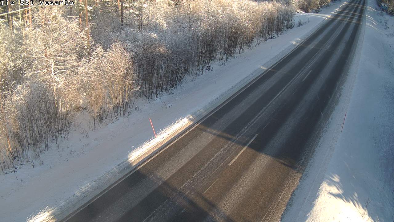 Weather Camera Image Road 551 Vesanto Löttökorpi, Vesanto, Pohjois-Savo