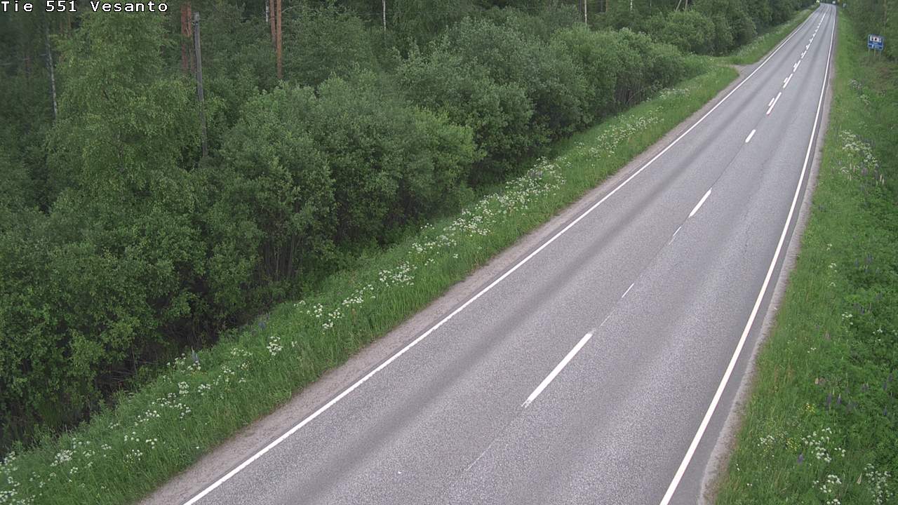Kelikamerat Kuva Tie 551 Vesanto Löttökorpi, Vesanto, Pohjois-Savo