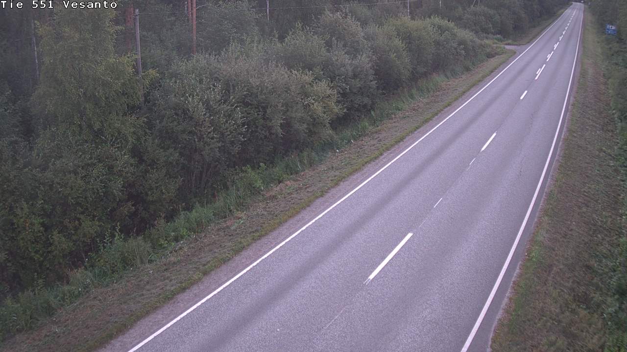 Weather Camera Image Road 551 Vesanto Löttökorpi, Vesanto, Pohjois-Savo