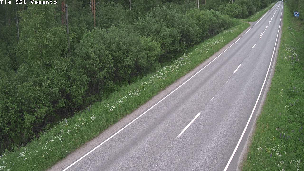 Kelikamerat Kuva Tie 551 Vesanto Löttökorpi, Vesanto, Pohjois-Savo
