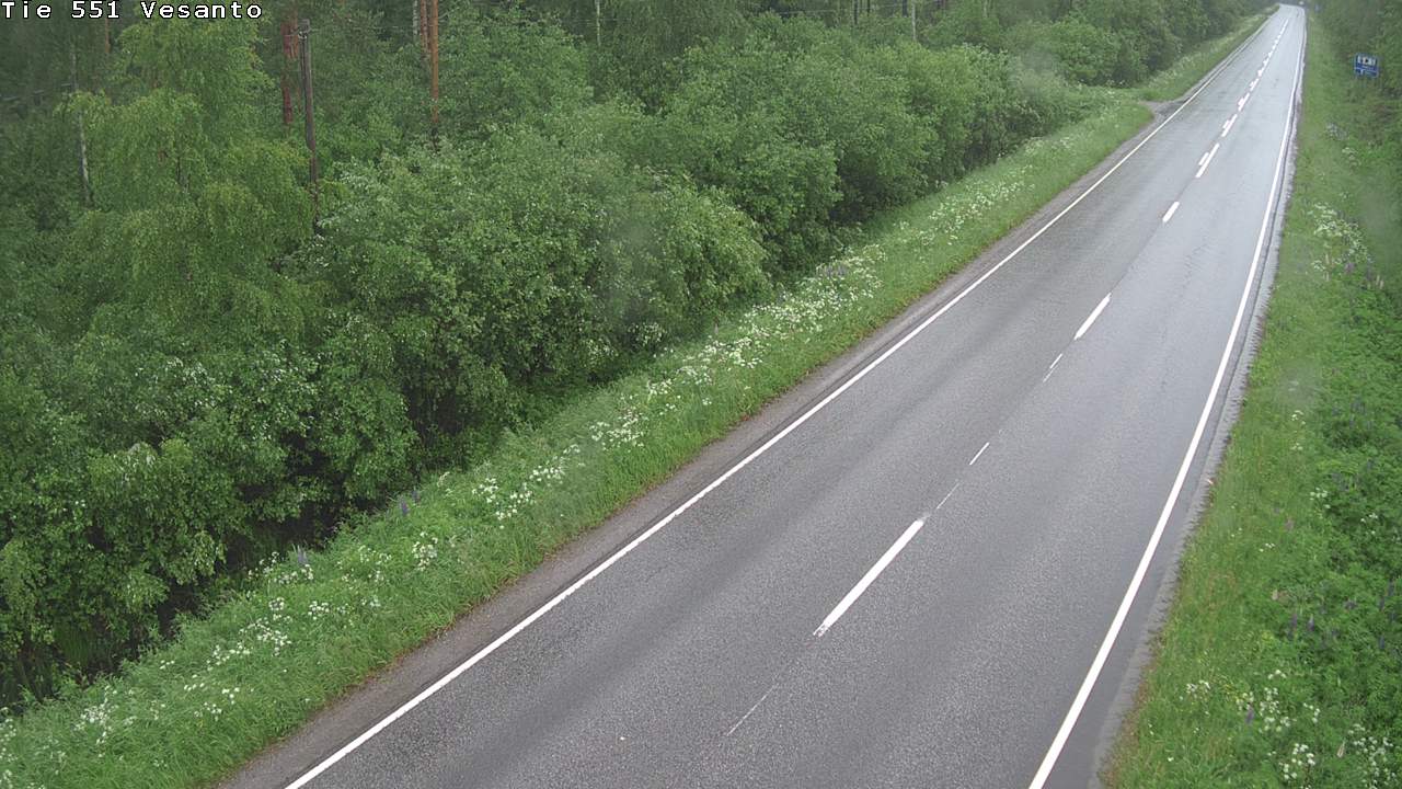 Weather Camera Image Väg 551 Vesanto Löttökorpi, Vesanto, Pohjois-Savo