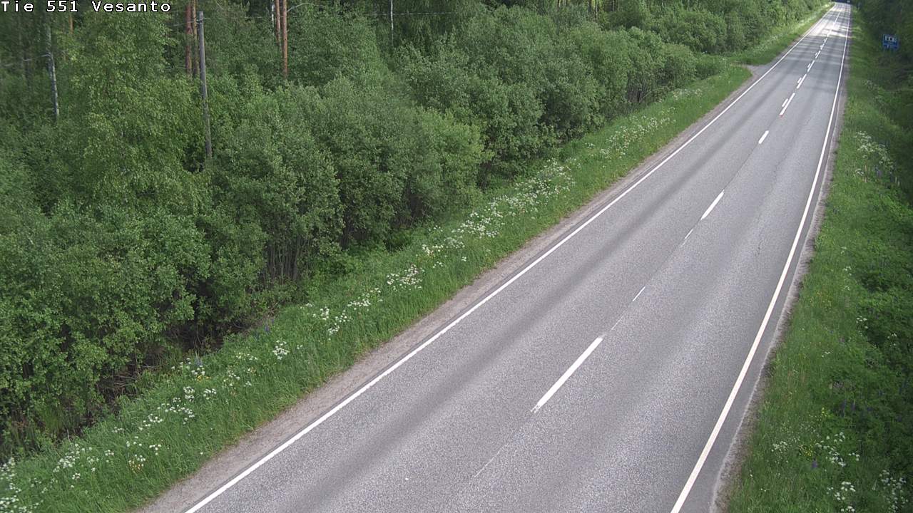 Kelikamerat Kuva Tie 551 Vesanto Löttökorpi, Vesanto, Pohjois-Savo