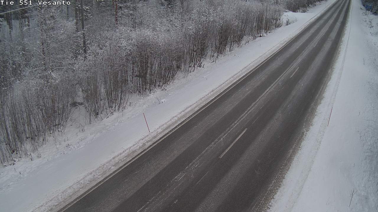 Weather Camera Image Road 551 Vesanto Löttökorpi, Vesanto, Pohjois-Savo