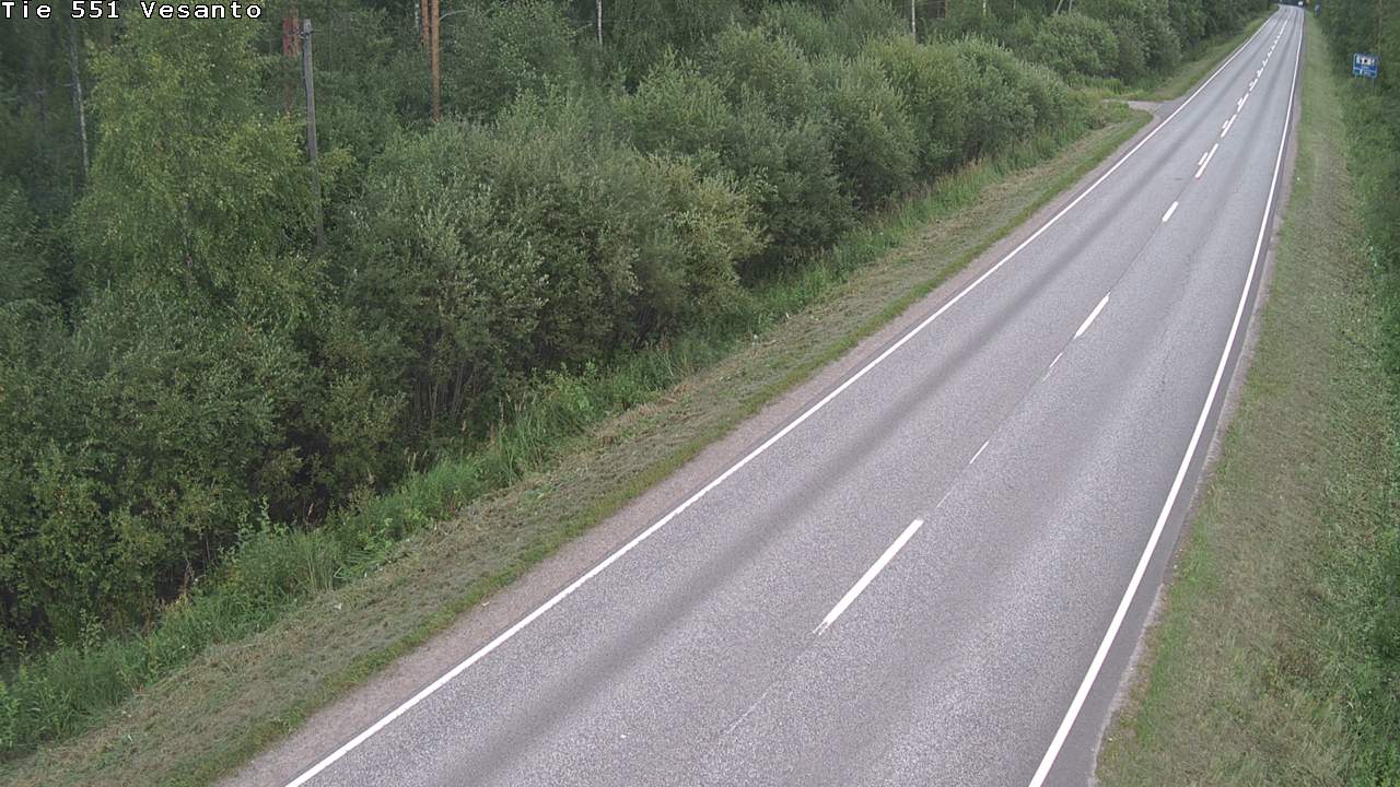 Weather Camera Image Road 551 Vesanto Löttökorpi, Vesanto, Pohjois-Savo