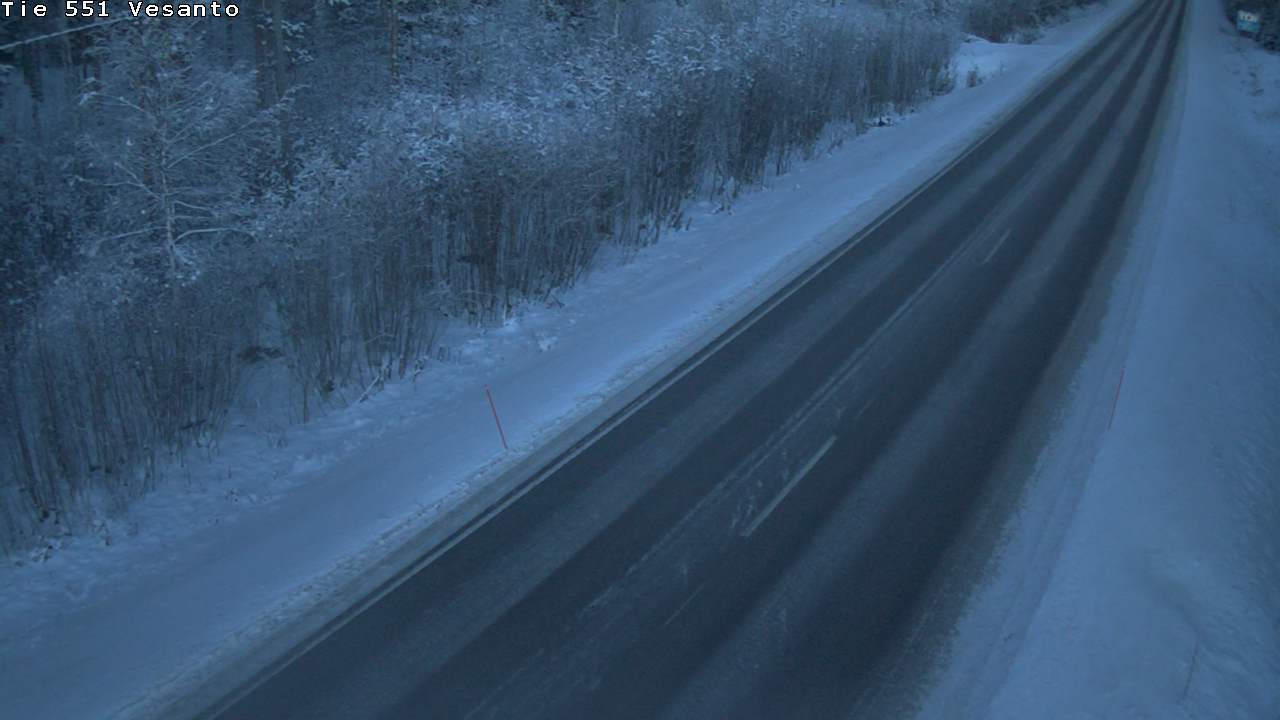 Weather Camera Image Road 551 Vesanto Löttökorpi, Vesanto, Pohjois-Savo
