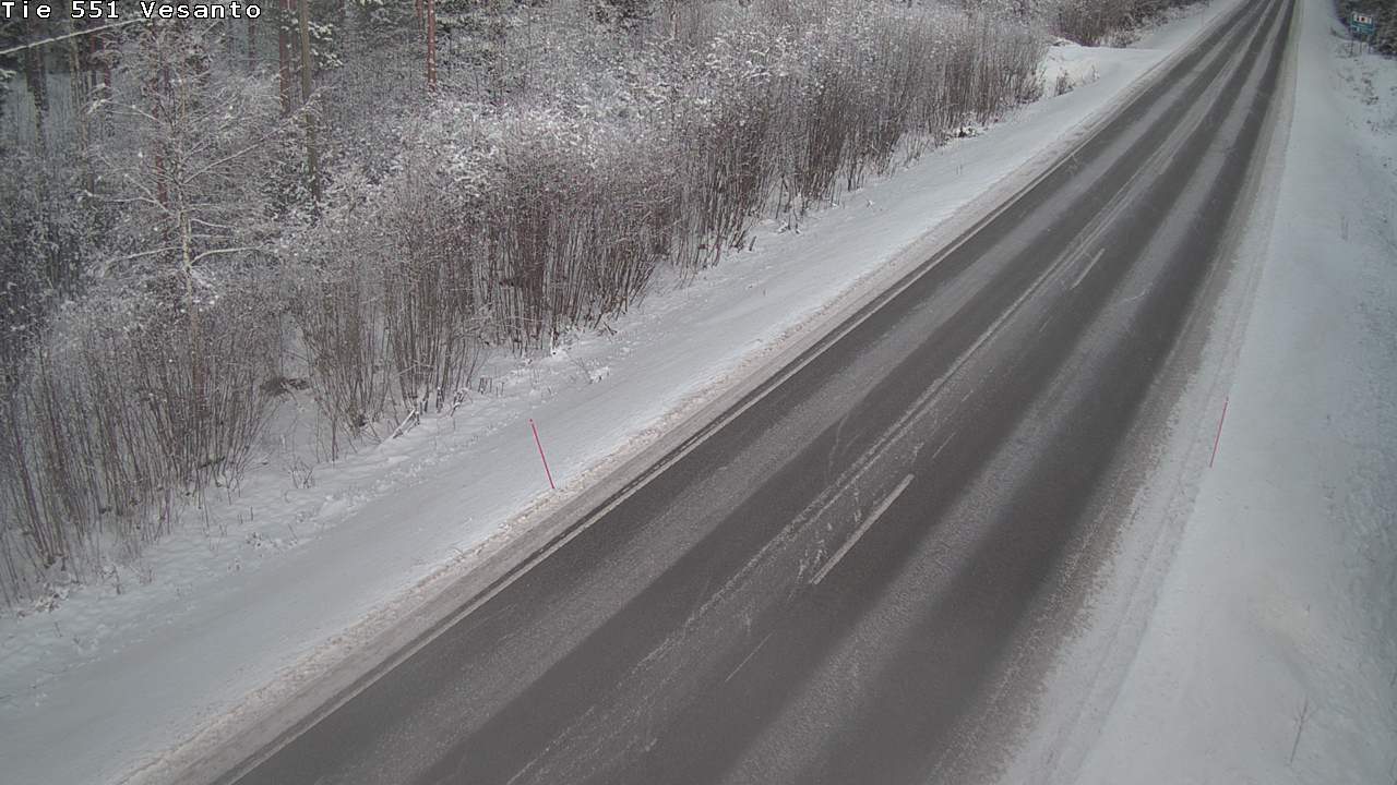 Weather Camera Image Road 551 Vesanto Löttökorpi, Vesanto, Pohjois-Savo