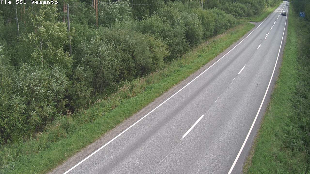 Weather Camera Image Road 551 Vesanto Löttökorpi, Vesanto, Pohjois-Savo